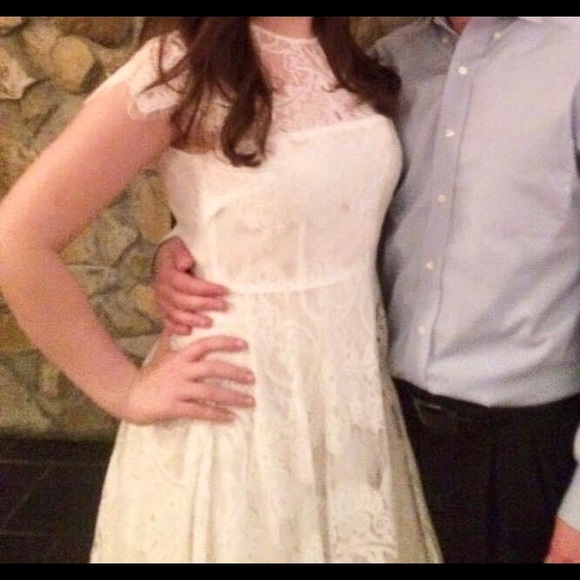 Bb Dakota white lace dress - Picture 4 of 5